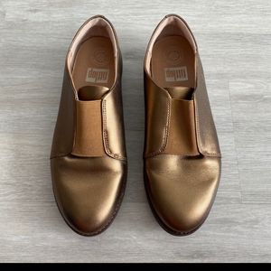 Fit Flop Slip On Sneakers Flats Loafers Leather 8